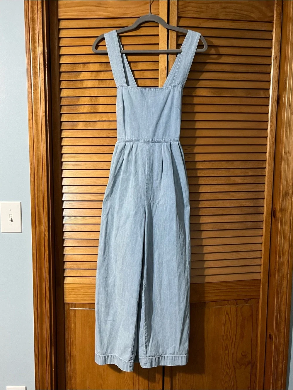 Free People Cotton Wide Leg Jumpsuit